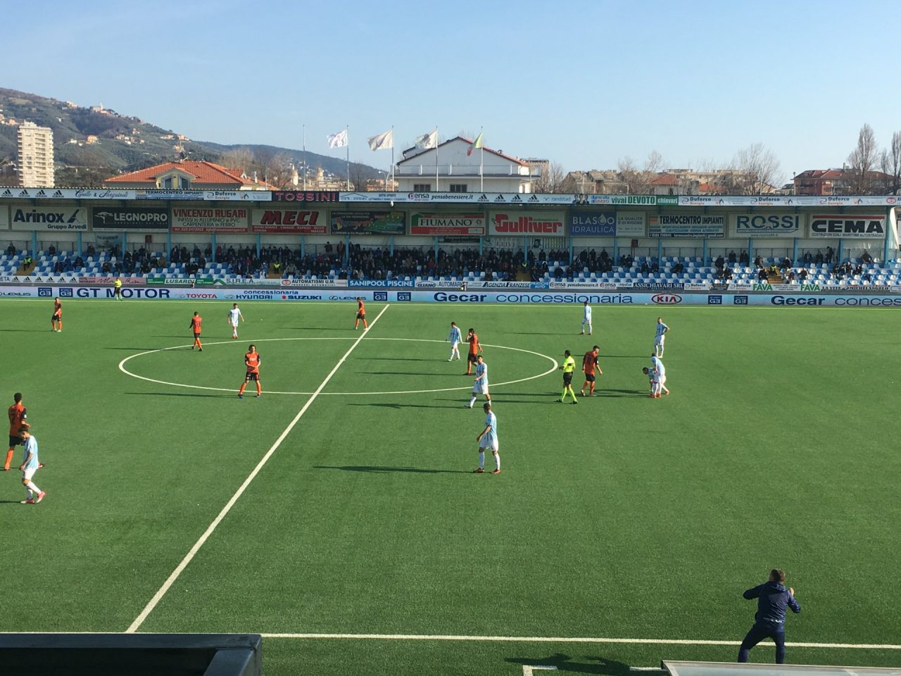 L’Entella batte la Pistoiese e conquista la vetta della classifica
