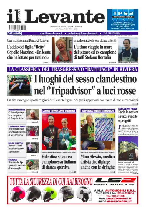 Inchieste, approfondimenti e interviste su Il Nuovo Levante da oggi in edicola