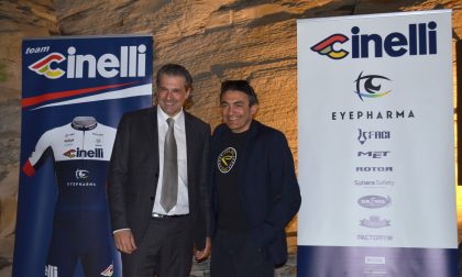 Chiappucci a Cava Ardè per la presentazione del team Cinelli