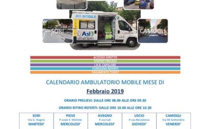 Pieve Ligure, ambulatorio mobile: gli orari di febbraio