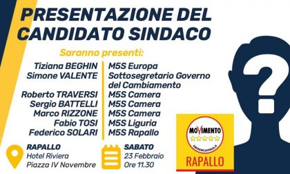 Rapallo, sabato la presentazione del candidato sindaco del M5S