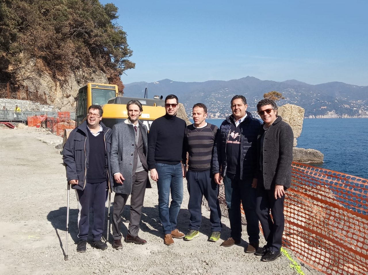 Nuovamente carrabile la strada per Portofino