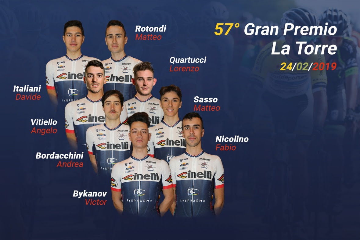 Team Cinelli, domani il Gran Premio La Torre