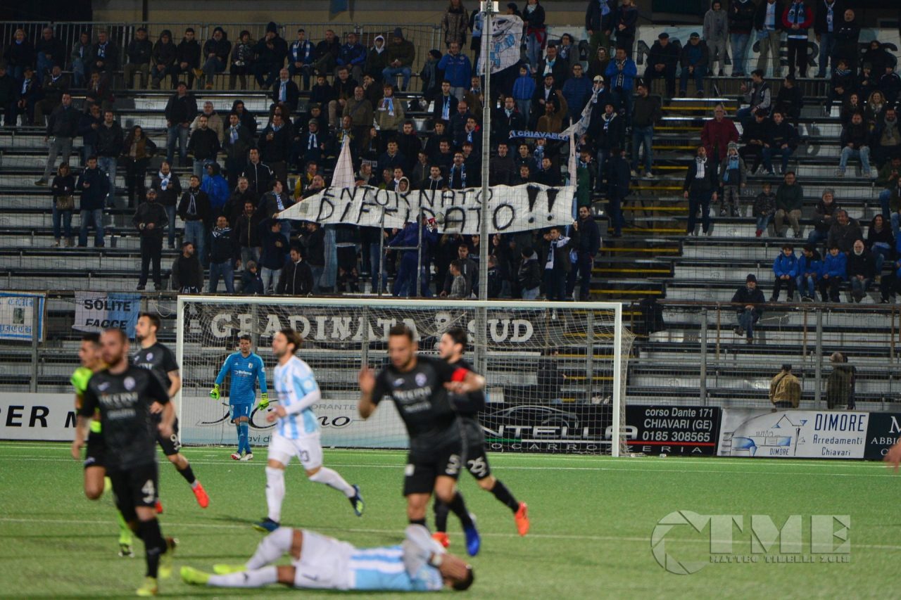 L’Entella pareggia con il Siena e rimane in vetta