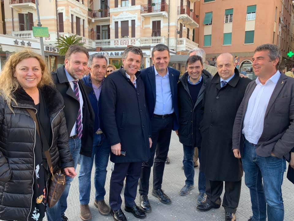 Ieri il Ministro Centinaio in visita a Rapallo