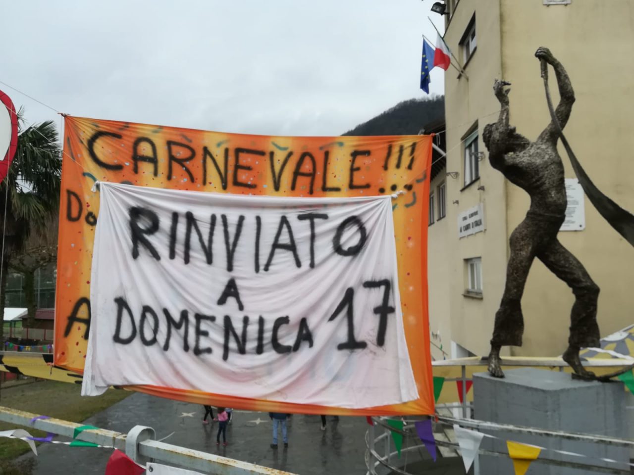 Calvari: Carnevale rinviato a domenica prossima