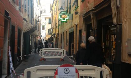 Lavagna, caruggio chiuso ai pedoni