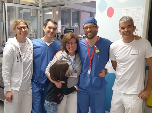 Bambina di 10 anni affetta da una grave cardiopatia salvata al Gaslini
