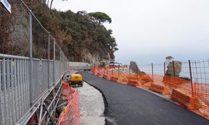 Domani sarà smantellata la passerella pedonale tra Santa e Portofino