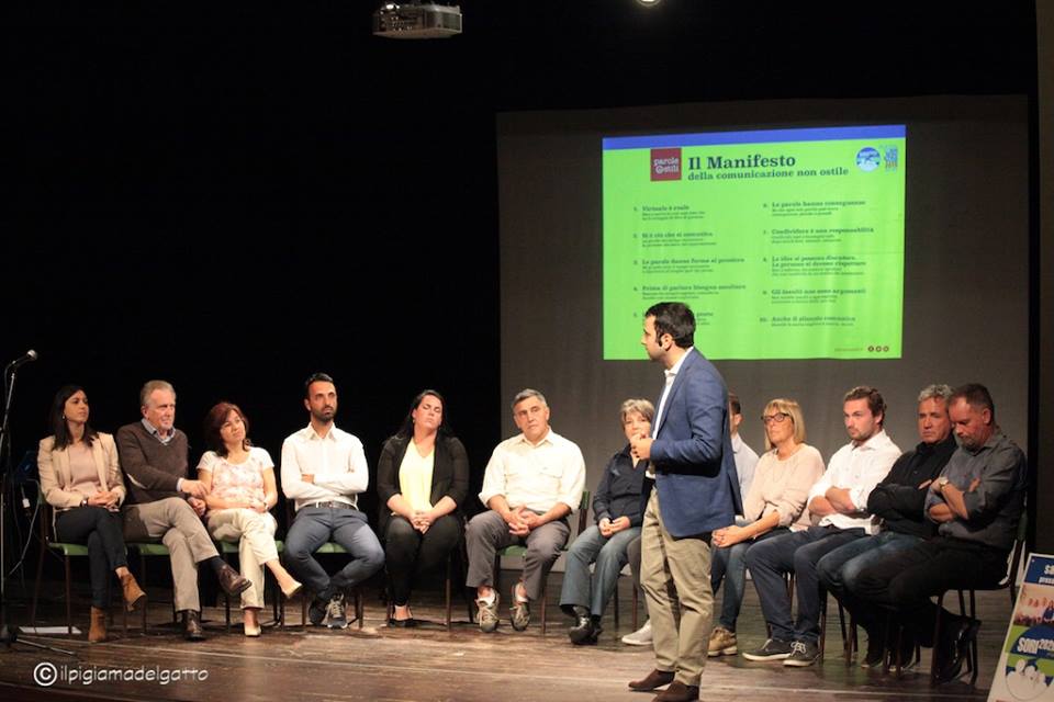 La lista civica Sori2020più aderisce al manifesto della comunicazione non ostile