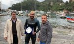 Record di Edoardo Stochino nella traversata Sestri Levante-Portofino
