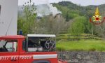 Incendio ad Avegno, il sindaco Canevello a coordinare i soccorsi