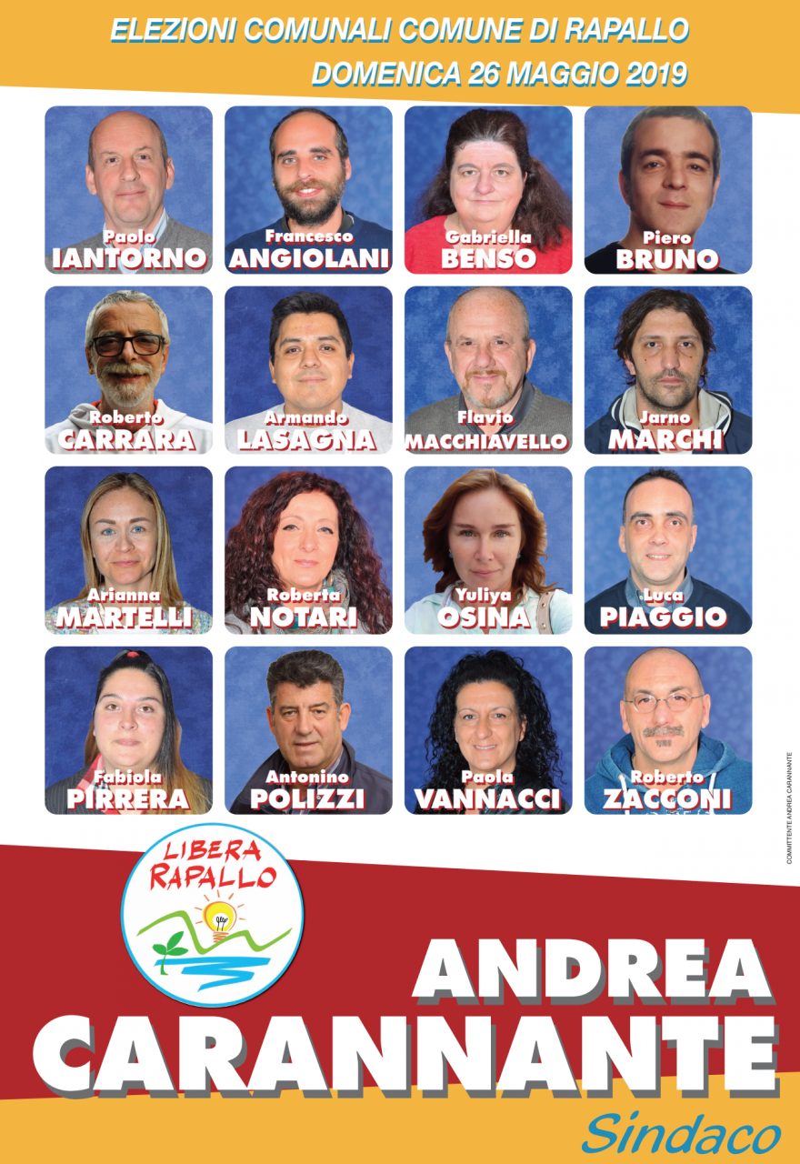 Presentata la lista “Libera Rapallo”