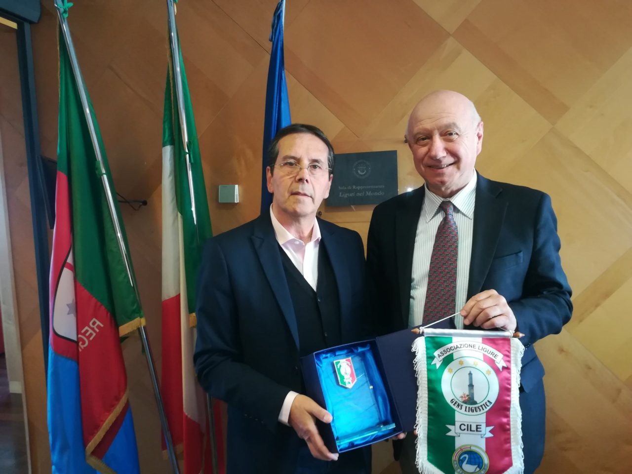 Liguri nel Mondo: Massone premia Boitano