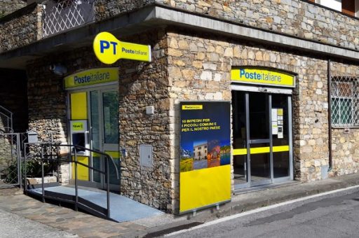Poste Italiane, eliminate le barriere architettoniche a Sori e Uscio