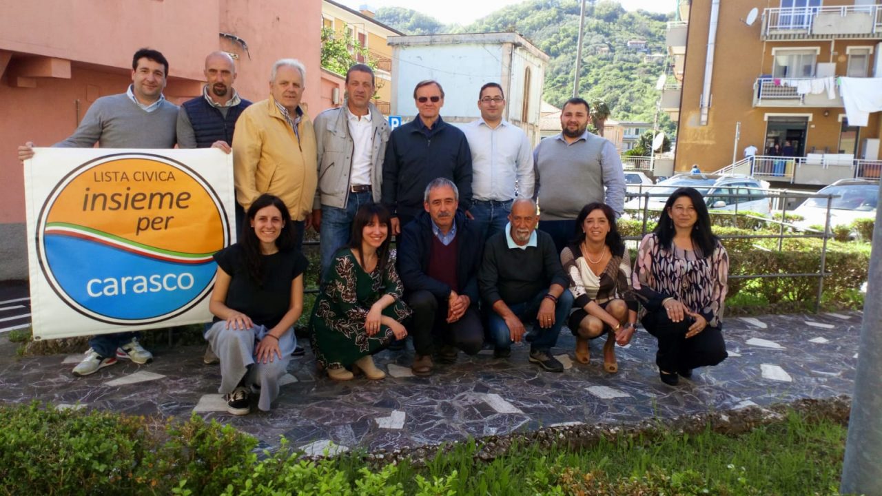 Carasco, Casaretto corre da solo