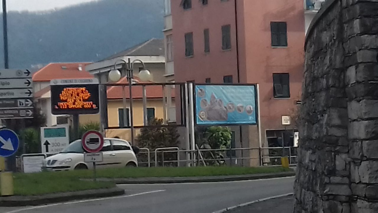 Cogorno: nuovo pannello all’ingresso del paese per promuovere il territorio