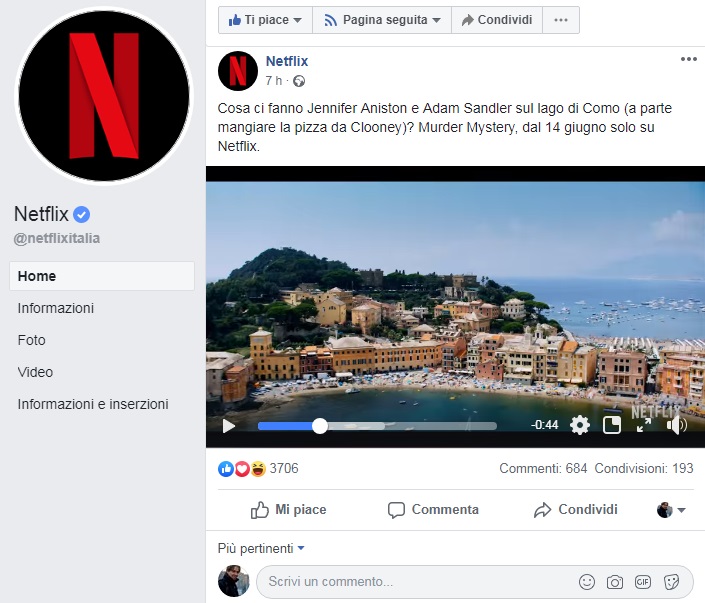 Sestri Levante e Santa Margherita Ligure nel film con Jennifer Aniston