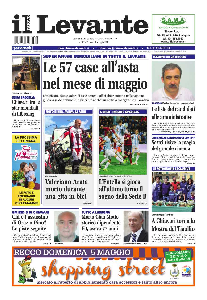 Inchieste, approfondimenti e interviste su Il Nuovo Levante da oggi in edicola