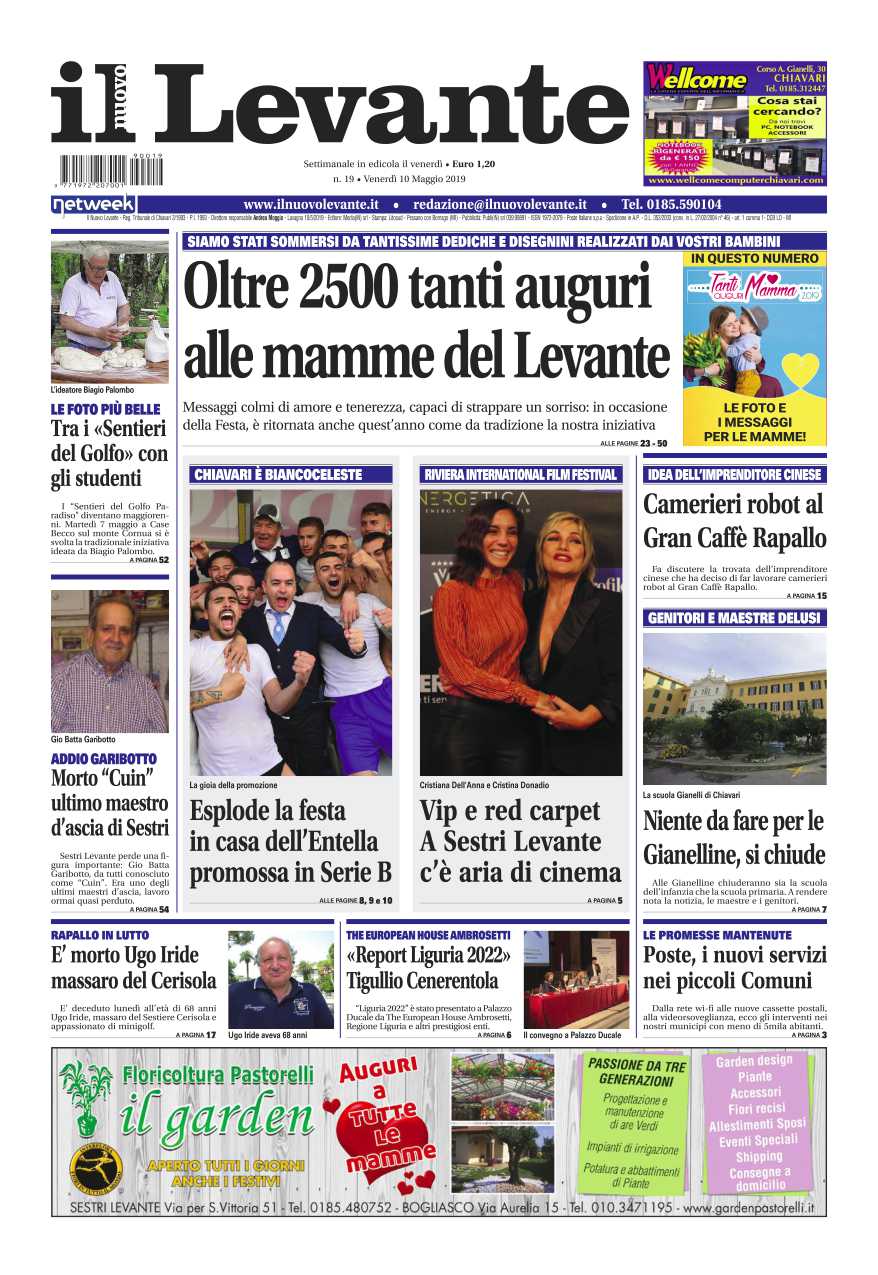 Inchieste, approfondimenti e interviste su Il Nuovo Levante da oggi in edicola