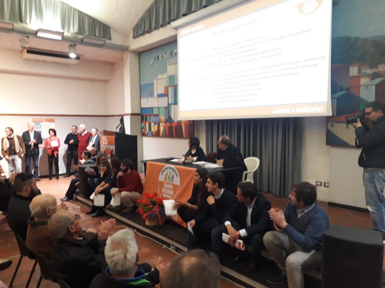 Lavagna, Stefani ha presentato lista e programma