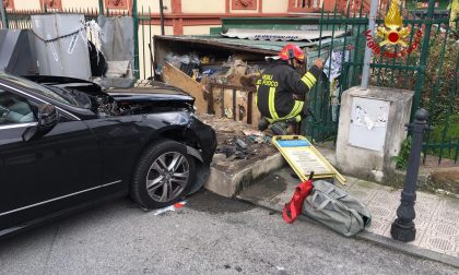 Incidente di Rapallo, l’intervento dei Vigili del fuoco