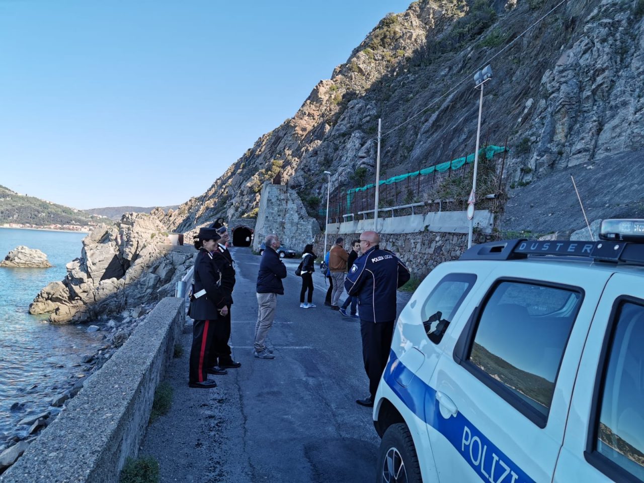 Le gallerie di Moneglia riapriranno in tarda mattinata