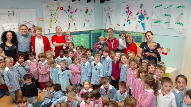 ll sindaco di Camogli incontra i bimbi dell’Asilo Umberto I