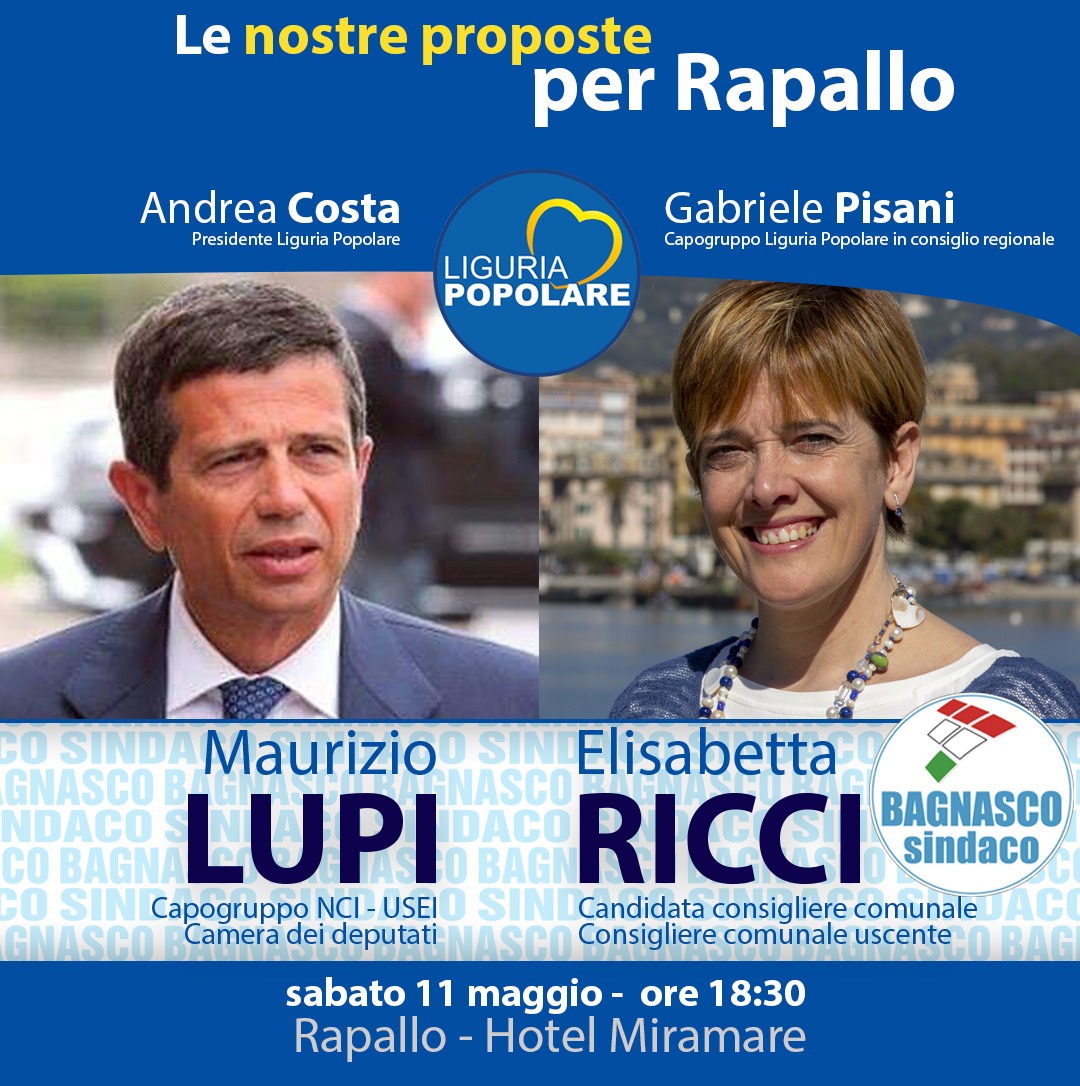 “Prosegue a Rapallo il percorso di condivisione e radicamento sul territorio”
