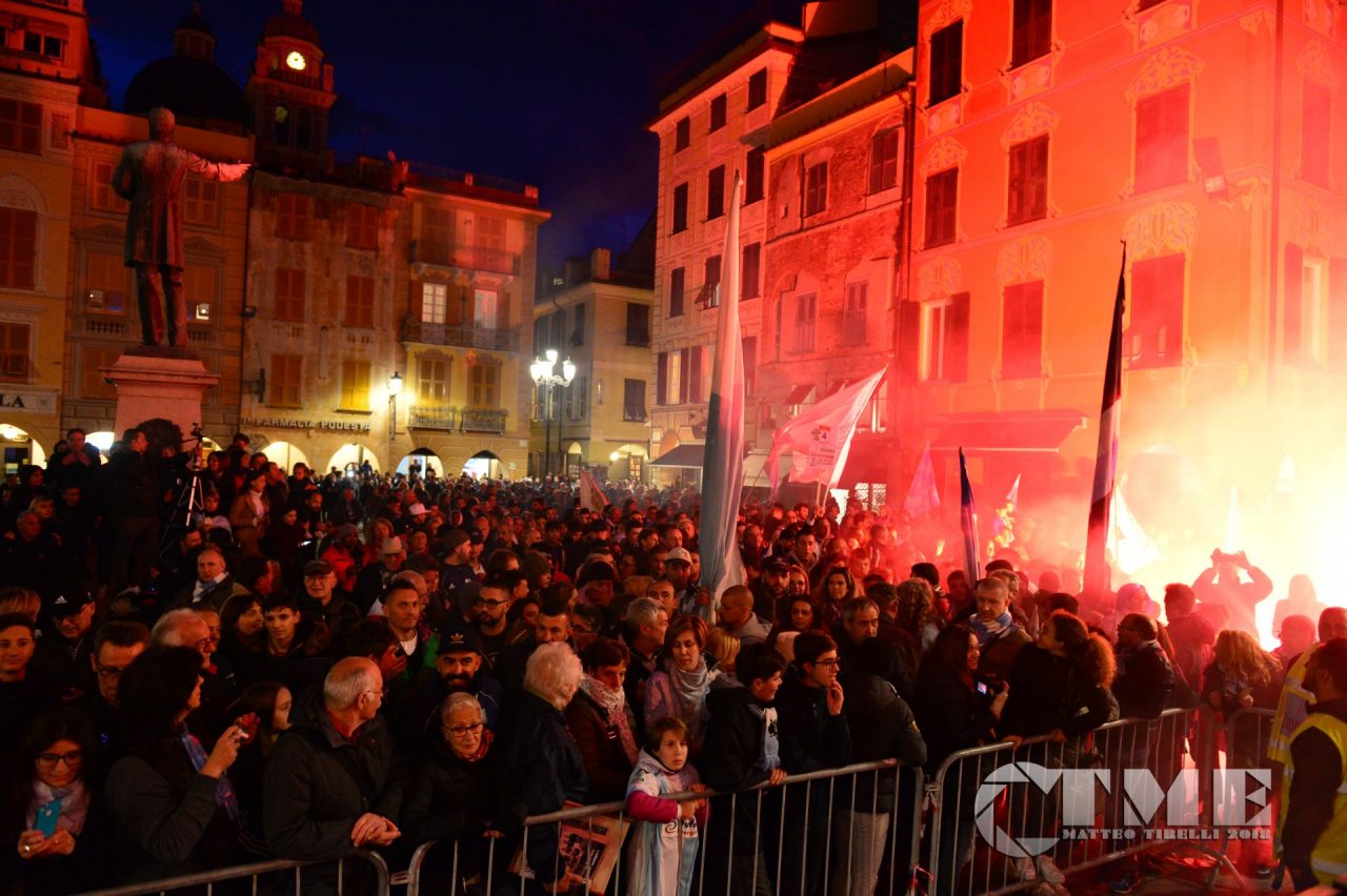 Chiavari in festa per la promozione dell’Entella
