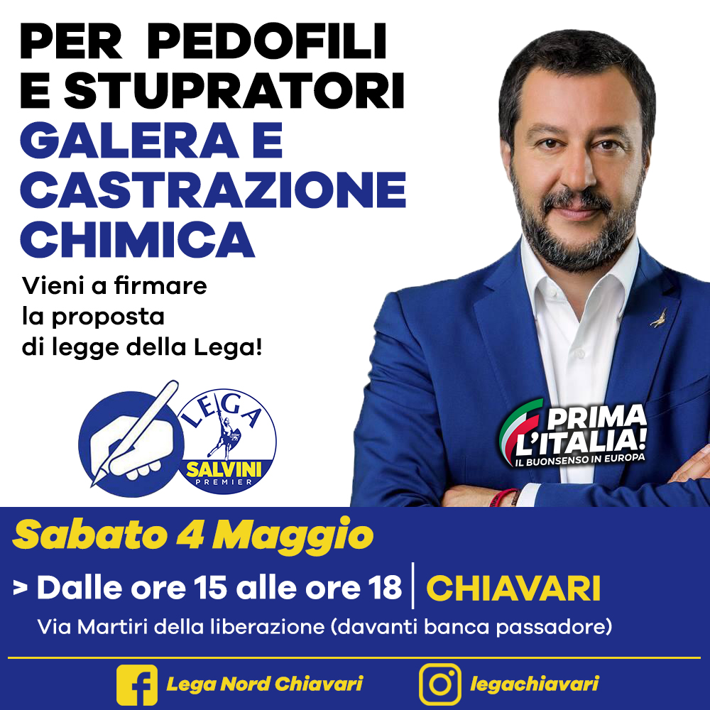 La petizione contro la pedofilia