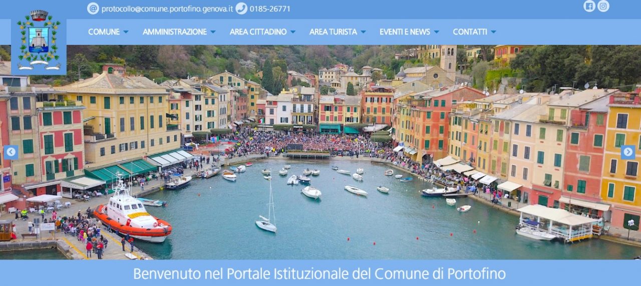 Nuovo sito per il Comune di Portofino