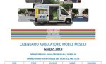 Ambulatorio mobile, gli orari di giugno