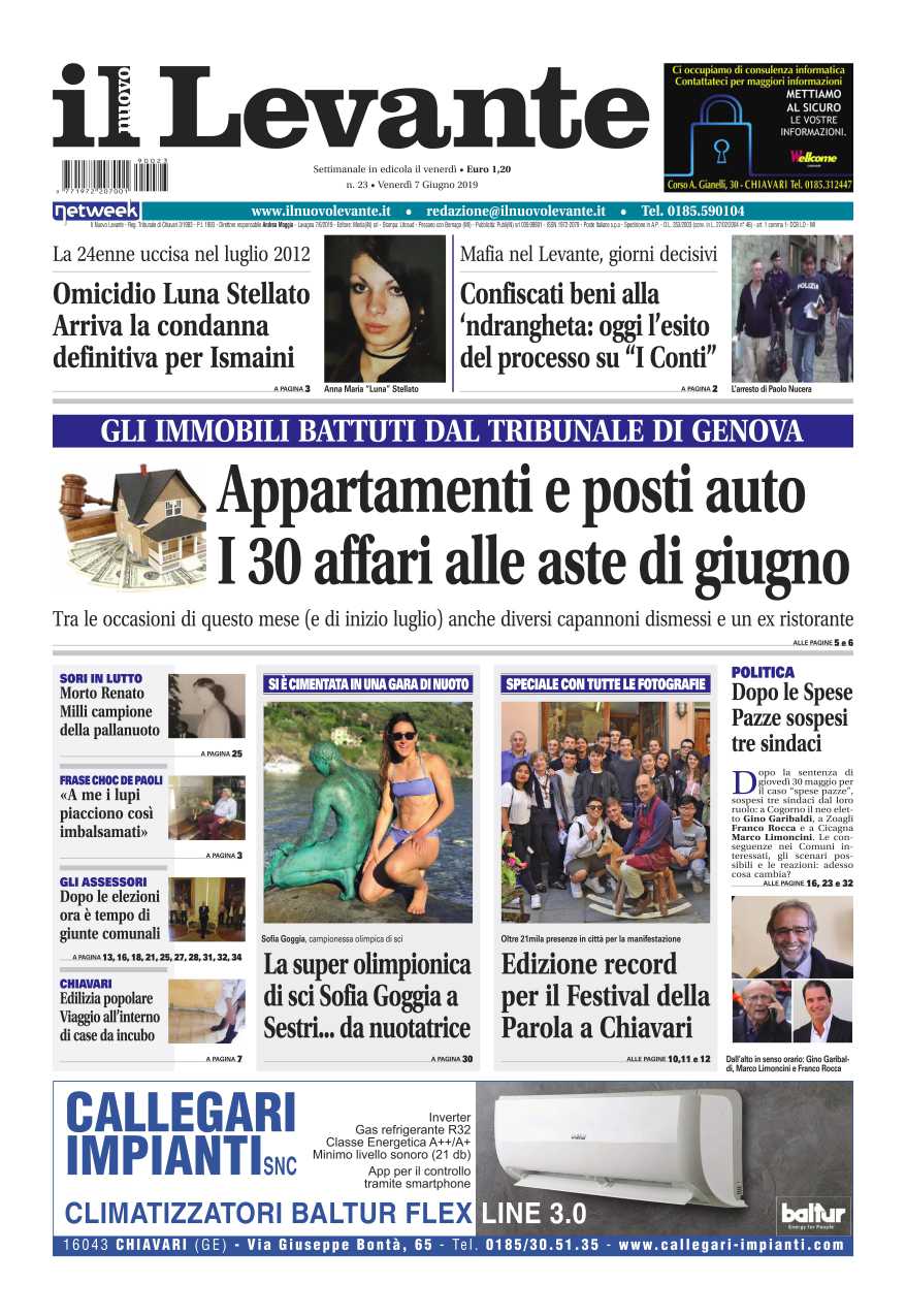 Inchieste, approfondimenti e interviste su Il Nuovo Levante da oggi in edicola