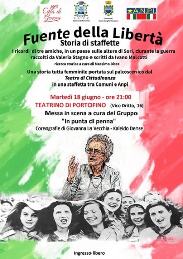 Fuente della libertà a Portofino
