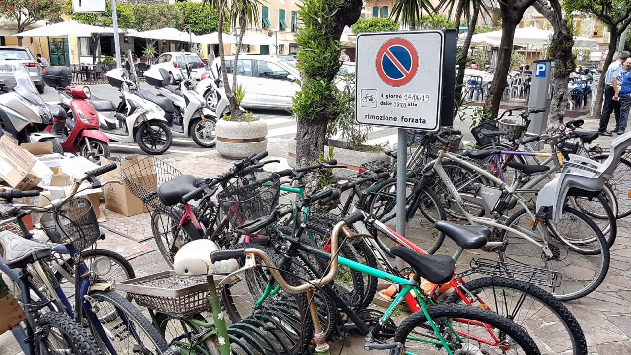 A Lavagna verranno rimosse le biciclette abbandonate