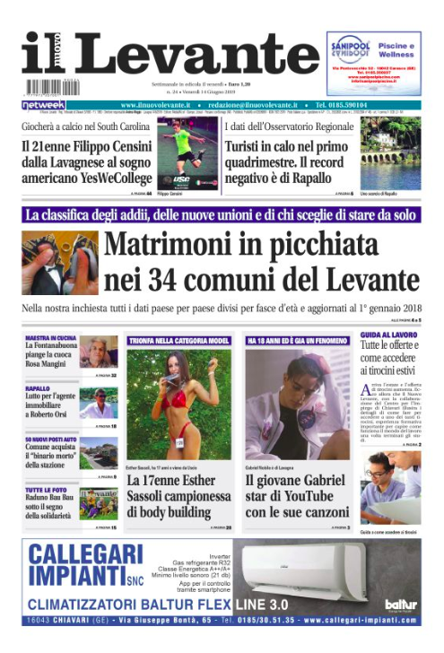 Inchieste, approfondimenti e interviste su Il Nuovo Levante da oggi in edicola