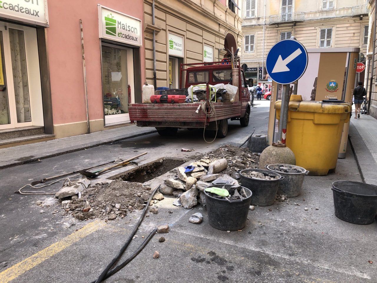 Via Marsala: disagi alla viabilità per lavori ai condotti