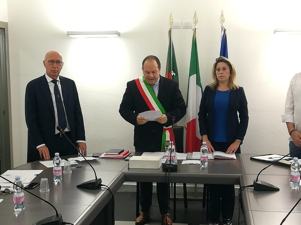 Giuramento per il nuovo sindaco di Lumarzo