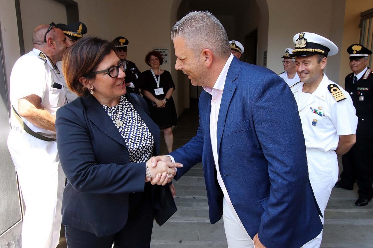 Il ministro Trenta a Chiavari