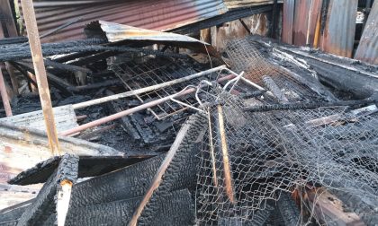 Le immagini dopo l’incendio in via San Pio X