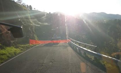 Chiusa per frana la strada della Val d'Aveto al Passo della Forcella