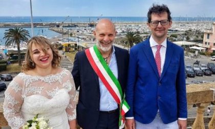 Lavagna: primo matrimonio celebrato dal neo sindaco Mangiante