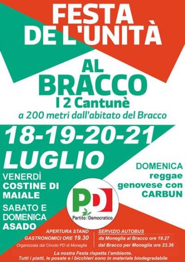 Festa dell’Unità al Bracco