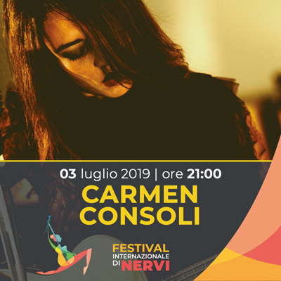 Stasera Carmen Consoli al Festival Internazionale di Nervi