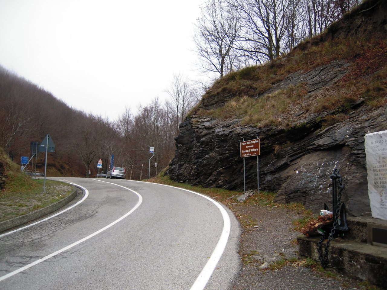 Passo della Scoglina, interventi di manutenzione alla SP 23