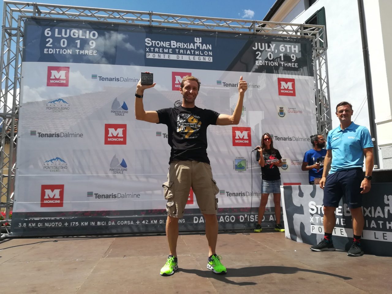 Federico Roncagliolo di Rapallo vince la terza edizione di StoneBrixiaMan