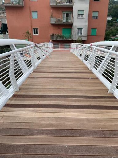 Rapallo, inaugurato stamattina il nuovo ponte pedonale