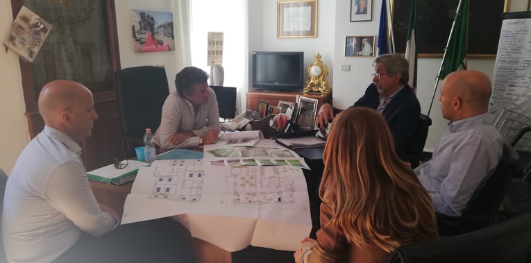 Restauro della struttura Castagneto, l’incontro