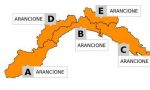 Dalle 7 di domenica 27 agosto allerta arancione per temporali su tutta la Liguria